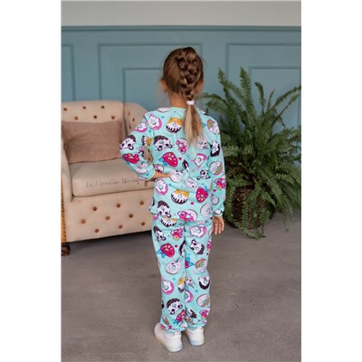 "Вкусняшки" - детская пижама с начесом