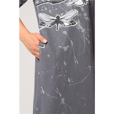 Платье "Трепет", серый
