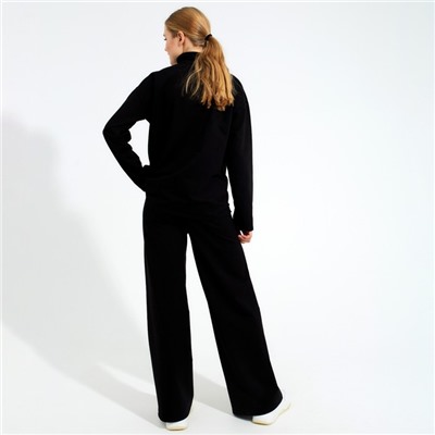 Костюм (джемпер, брюки) женский MINAKU: Casual Collection цвет черный, р-р 42