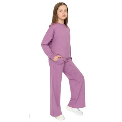 CWJG 90198-44 Костюм для девочки (джемпер, брюки),фиолетовый