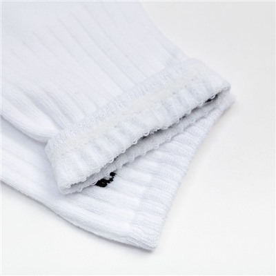 Носки женские MINAKU «CHILL», цвет белый, размер 38-39 (25 см)