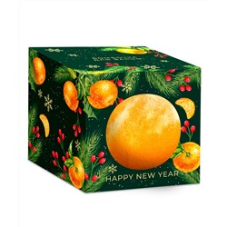 Набор косметический №66 Подарочная коробка с бомбочкой для ванны Happy New Year