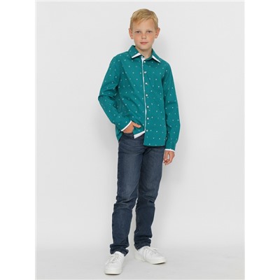 CWJB 63283-37 Рубашка для мальчика,зеленый