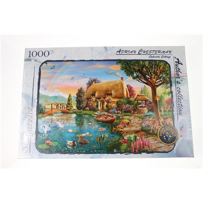 Мозаика "puzzle" 1000 "Коттедж на берегу озера" (Авторская коллекция)