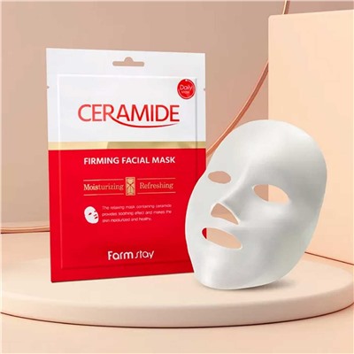 Тканевая маска для лица укрепляющая FarmStay Ceramide Firming Facial Mask