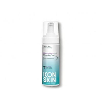 ICON SKIN  / Пенка очищающая для умывания с AHA+BHA кислотами для нормальной и комбинированной кожи, профессиональный уход, 175 мл