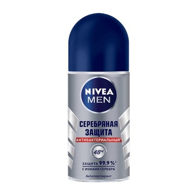 Антиперспирант Nivea Men «Серебряная защита», шариковый, 50 мл