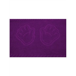 Полотенце махровое "Ручки" р.35*60 Фиолетовый