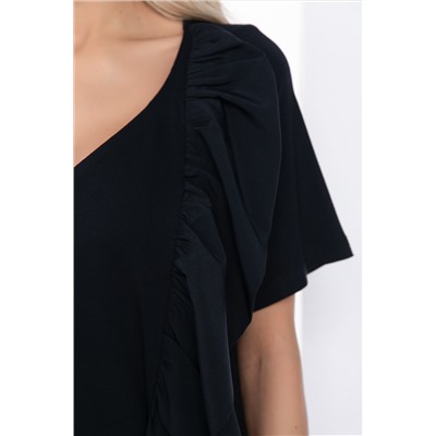 Блуза Волна черная Б10162