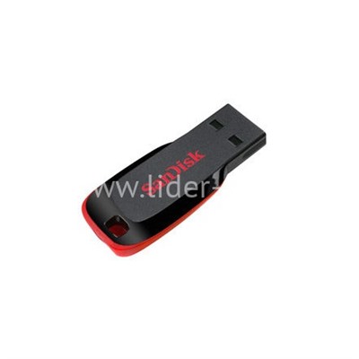 USB Flash  32GB SanDisk (CZ50) Blade черный+красный