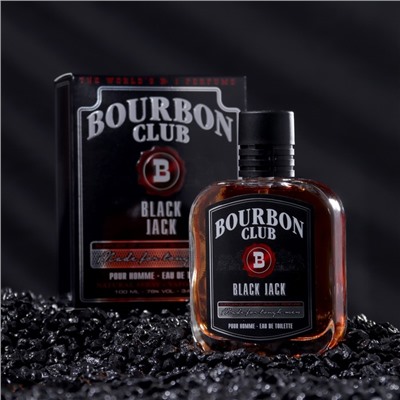 Туалетная вода мужская Bourbon Club Black Jack, 100 мл