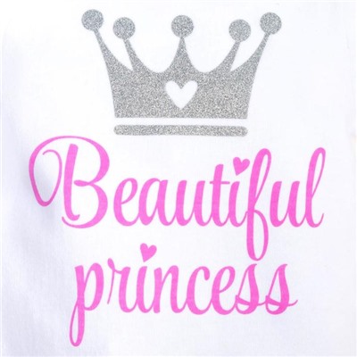 Набор Крошка Я: боди, юбка, ободок "Beautiful princess", рост 80-86 см 7143599
