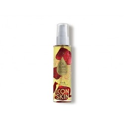 ICON SKIN  / Омолаживающее масло-эликсир для тела с лепестками Розы, 100% натуральное, органическое, 100 мл