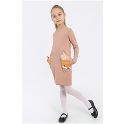 Платье Ксения детское светло-коричневый