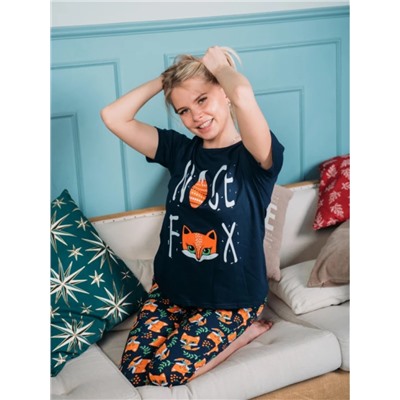Пижама Fox (бриджи) (кулирка)