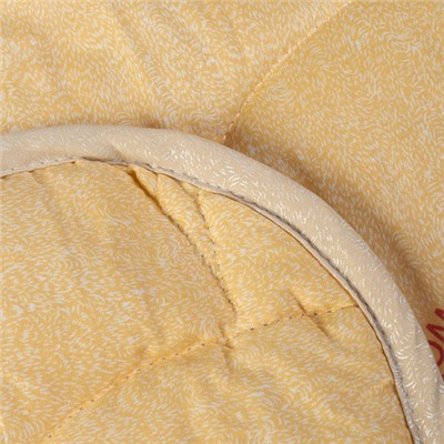 Одеяло ОВЕЧЬЯ ШЕРСТЬ облегченное 150 гр, 'Стандарт' 2,0 спальное, в 100% полиэстере