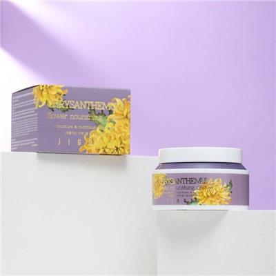 Крем для лица "JIGOTT" "CHRYSANTHEMUM Flower Nourishing Cream", 100 мл