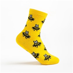 Носки детские "Batman", цвет желтый, размер 14 (23-25)