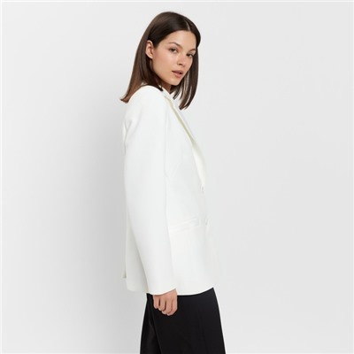 Пиджак женский MINAKU: Classic цвет белый, р-р 42