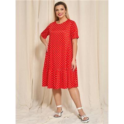 Платье 0028-14 красный