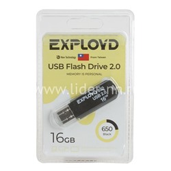 USB Flash 16GB Exployd (650) черный