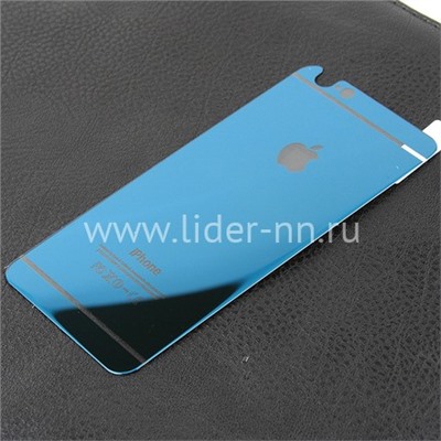 Защитное стекло на экран для  iPhone6/6S Синее (КОМПЛЕКТ 2в1) ELTRONIC