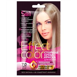 Cтойкая крем-краска для волос серии Effect Сolor, тон 7.0 светло-русый