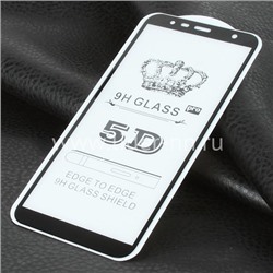 Защитное стекло на экран для Samsung Galaxy J4 Core 5-10D (без упаковки) черное