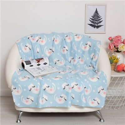 Плед Cute 120x150см, флис 160г/м², 100% полиэстер