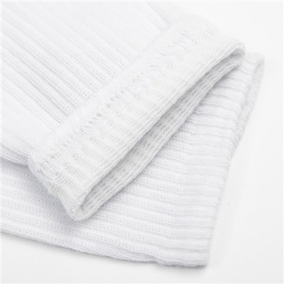 Носки MINAKU «Gesture», цвет белый, размер 36-37 (23 см)