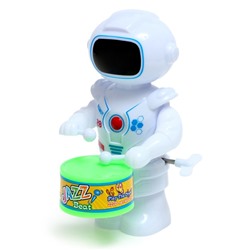 Заводная игрушка "Робот барабанщик"