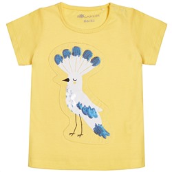 Желтая футболка с птицей