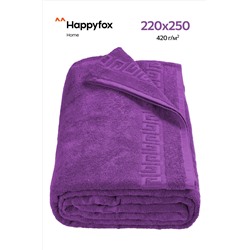 Махровая простыня 220Х250 Happy Fox Home