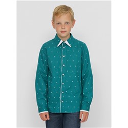 CWJB 63283-37 Рубашка для мальчика,зеленый
