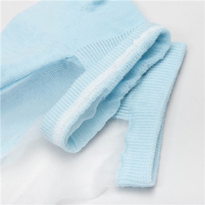 Носки женские стеклянные MINAKU цвет голубой, размер 36-37 (23 см)
