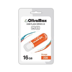 USB Flash 16GB Oltramax (230) оранжевый