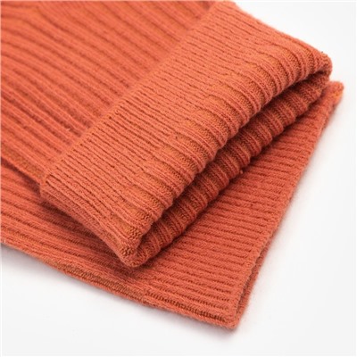 Носки женские MINAKU цвет оранжевый, размер 36-39 (23-25 см)