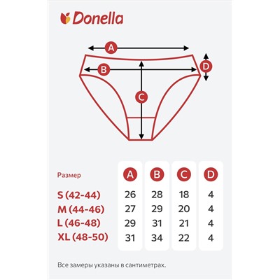 Женские трусы бразилиана с кружевом Donella