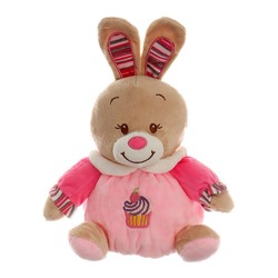 Мягкая игрушка «Зайка», 18 см, цвет розовый