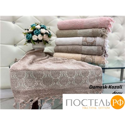 S.096 DAMASK KOZALI DRAY 50х90 (ассорти) Пол. Махровое 1х6