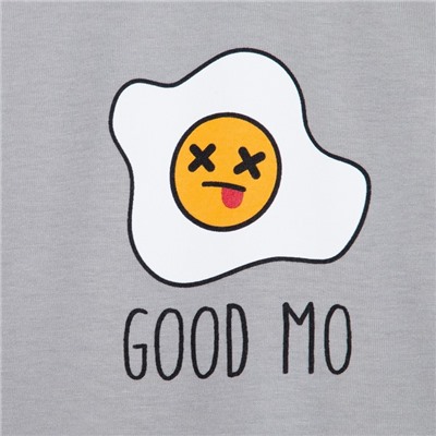 Пижама мужская KAFTAN "Good mo" р.50, серый/черный