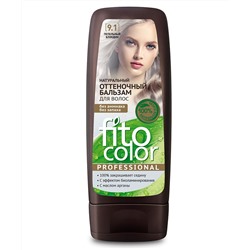 Натуральный оттеночный бальзам для волос серии Fito Color Professional , тон пепельный блондин