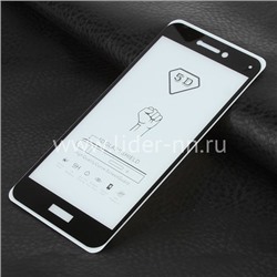 Защитное стекло на экран для  Huawei Honor 8 Lite 5-10D (без упаковки) черное