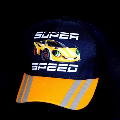 Кепка детская Super speed, рр 54 см