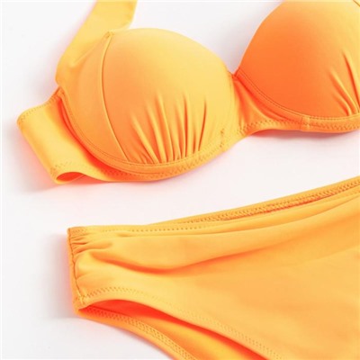 Купальник женский раздельный MINAKU "Classic", размер 42, цвет оранжевый