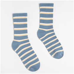 Носки MINAKU цвет синий, размер 36-41 (23-27 см)