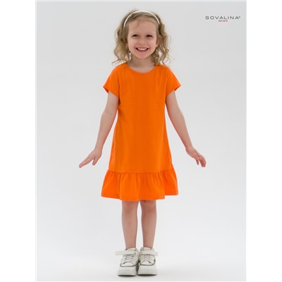 Платье Алиса оранжевая