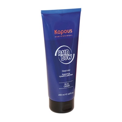Kapous Краситель прямого действия для волос / Rainbow, синий, 200 мл