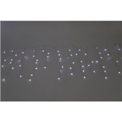 Гирлянда электрическая 220В LED 400L бахрома 12*0.5м белая 400-3 соединяемая