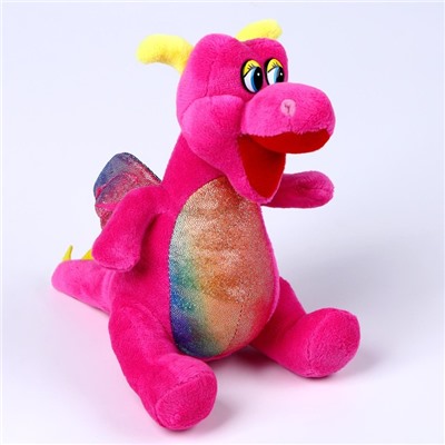 Мягкая игрушка «Дракон», 18 см, цвет розовый